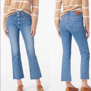 J Crew Billie Demi crop 9” jeans. Size 29, NWT. High quality jeans.
